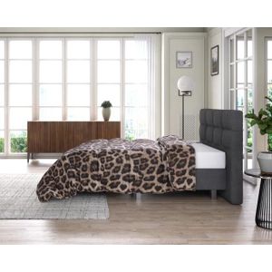 Sleeptime - All-in one lazy dekbed Panther Taupe --240x200