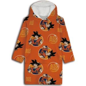 Dragon Ball Z Hoodie Fleece Deken, Warrior - Volwassen (One Size) - Polyester