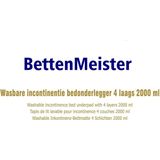 hotelgroothandel.nl - 2-Pack Wasbare incontinentie 4-laags bedonderlegger 85x90 +50cm TPU