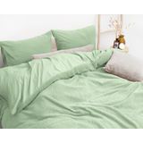 Sleeptime Teddy Dekbedovertrek - 240x200/220 + 2 kussenslopen 60x70 - Licht Groen - Lits-Jumeaux
