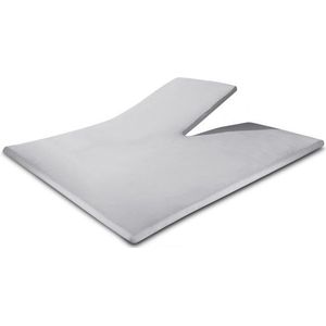 Hoeslaken - Wit - Katoen - Geschikt voor 1 Persoonsbed