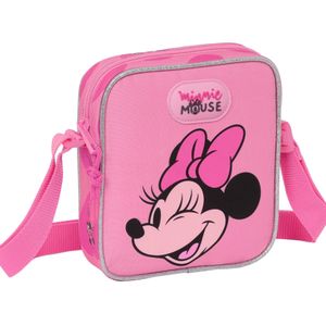 Disney Minnie Mouse Mini Schoudertas, Loving - 18 x 16 x 4 cm - Polyester - 18x16x4 - Roze