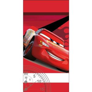 Disney Cars Strandlaken Legend - 70 x 140 cm - Kat en - 70x140 - Rood