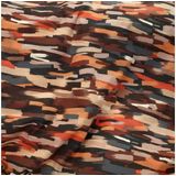 De Witte Lietaer Dekbedovertrek Rothko Orange Rust - Eenpersoons - 140 x 200/220 cm - Katoen Flanel