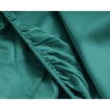 Primaviera - Splittopper Hoeslaken - Donker Groen - Katoensatijn