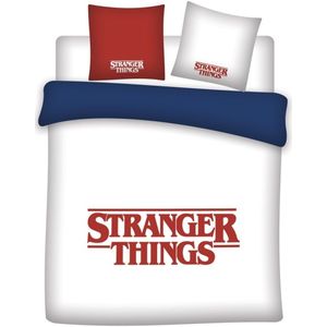 Stranger Things - Dekbedovertrek ST - Lits Jumeaux - 240 x 220 cm - Polyester --240x220 + 2 kussenslopen 63x63