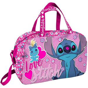 Disney Lilo & Stitch Schoudertas Love Stitch - 40 x 25 x 17 cm - Polyester - 40x25x17 - Roze