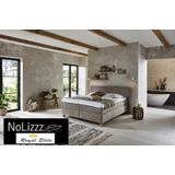 NoLizzz® - Aanbieding! - Boxspring Monaco - Pocketveren/koudschuim + Topmatras - Zand --180x210