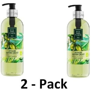 Eyup Sabri 2-Pack - Handzeep Ayvalik Olijfbloesem 500ml - 500 ml - Overige kleuren