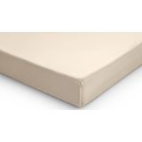 Primaviera DeLuxe Topper Satijn Hoeslaken Zand - 90x220 - Beige