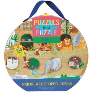 Floss & Rock 3-in-1 Ark Puzzel - 65,5 x 44 cm