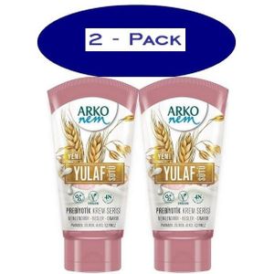 Arko 2-Pack -  Creme Yulaf 60ml (tube) - 60 ml - Overige kleuren