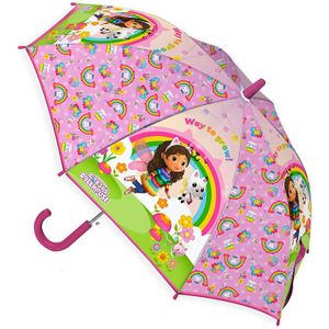 Gabby's poppenhuis Paraplu Way To Grow  75 x 62 cm - Polyester - 75x62 - Roze
