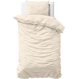 Primaviera DeLuxe Dekbedovertrek Zand - 100% Katoen Satijn - Inclusief Kussenslopen