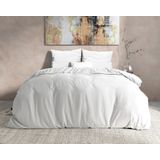 Dreamhouse - DH Flanel Mendez - Dekbedovertrek - Wit - 240x220 + 2 Kussenslopen 60x70