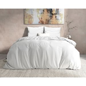 Dreamhouse - DH Flanel Mendez - Dekbedovertrek - Wit - 240x220 + 2 Kussenslopen 60x70