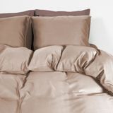 Dekbedovertrek - Taupe - 100% Bamboe - Inclusief Kussensloop