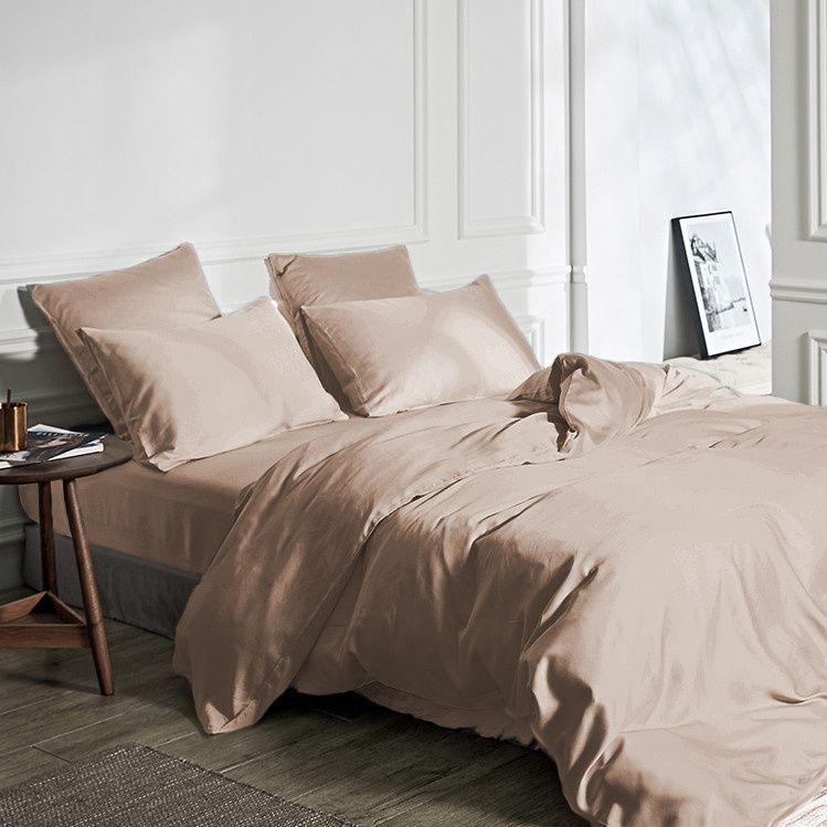 Dekbedovertrek - Taupe - 100% Bamboe - Inclusief Kussensloop