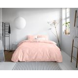 Primaviera Deluxe Uni Satijn Dekbedovertrek - 240x200/220 + 2 kussenslopen 60x70 - Roze - Lits-Jumeaux