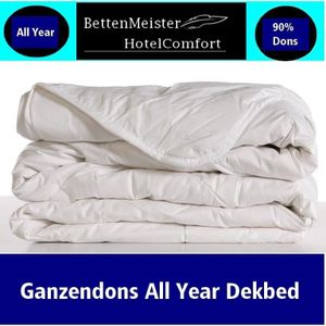 NoLizzz® Ganzendons All Year Dekbed - 90% dons - Klasse 2 - 140x200 - Wit