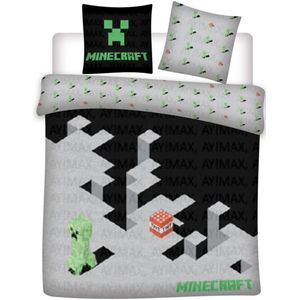 Minecraft Dekbedovertrek TNT - Lits Jumeaux - 240 x 220 cm - Polykatoen