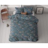 Sleeptime - Dekbedovertrek Gia - Blauw - 240x200/260 + 2 Kussenslopen 60x70