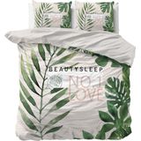 Sleeptime Dekbedovertrek Nataly Wit 240 x 220 - 240x220 + 2 kussenslopen 60x70 - Groen;Wit;