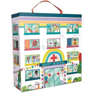 Floss & Rock Speeldoos Ziekenhuis - 22 x 29 x 10 cm - 22x29x10 - Multikleur