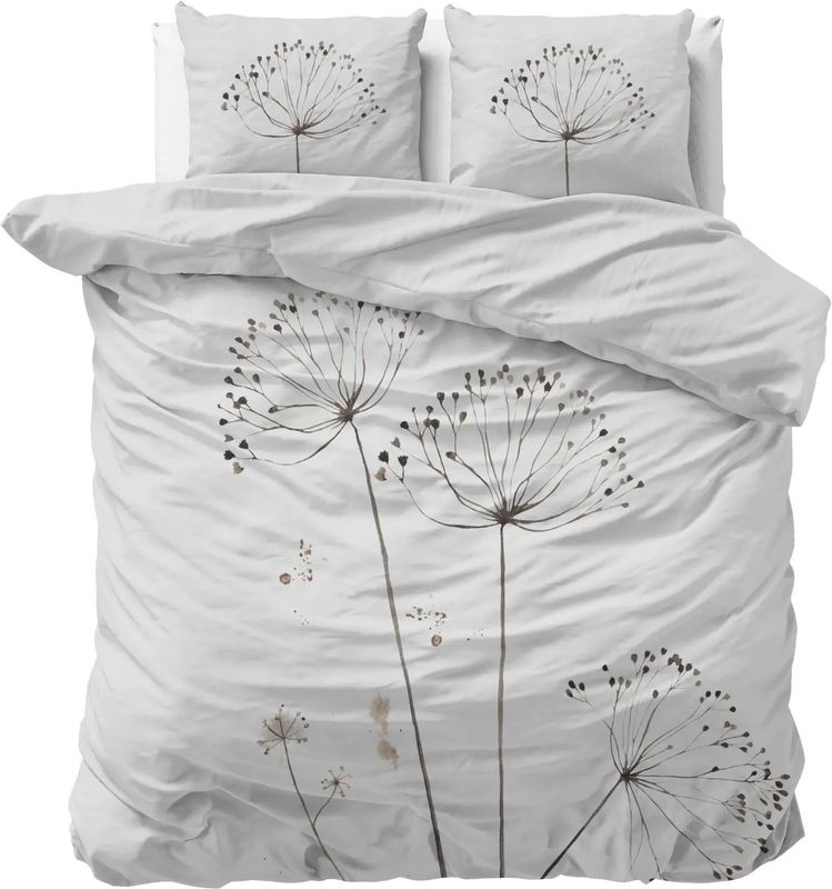 Sleeptime - Light Spring - Dekbedovertrek - Wit - 200x200x220 + 2 Kussenslopen 60x70