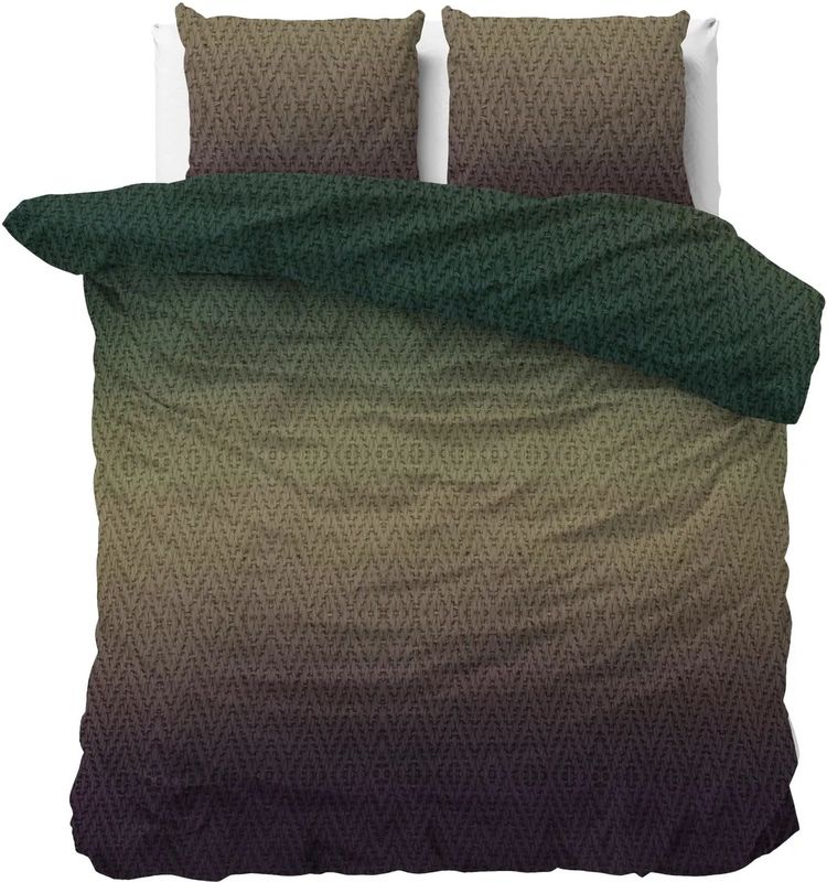 Sleeptime - Dekbedovertrek - Bruin - Warm Knits - 200 x 220