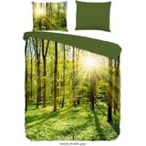 Pure Dekbedovertrek Woods - nr.10032 gr en - 140x200/220 + 1 kussensloop 60x70 - Groen