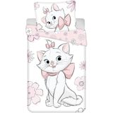 Disney Aristocat Dekbedovertrek Bloemen - Eenpersoons - 140 x 200 cm - Katoen