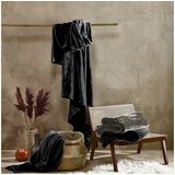 De Witte Lietaer - Cosy Black - Fleece Deken - Zwart - 150 x 200 cm