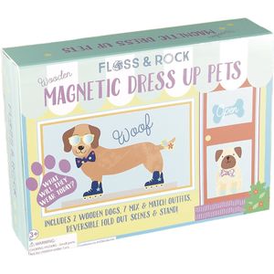 Floss & Rock Magnetische aankleed huisdieren 37 stukjes - Multikleur