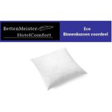 NoLizzz Eendenveren binnenkussen 40x60 600 Gram wit - U koopt stuks: 20