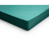 Primaviera - Deluxe Topper Hoeslaken - Donker Groen - Katoensatijn