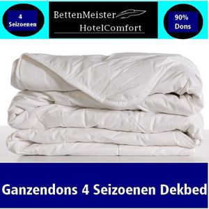 NoLizzz® - Ganzendons 4 Seizoenen Dekbed - 90% dons - Klasse 3+4 --240x220