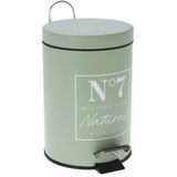 Koopman Pedaalemmer, metaal, matte afwerking - Groen