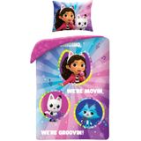 Dekbedovertrek - Gabby's Poppenhuis - Multicolor - 100% Polyester