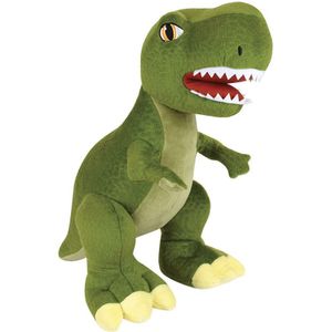 Dinosaurus Knuffel Tyrannosaurus - Geluid en Licht - ± 39 cm