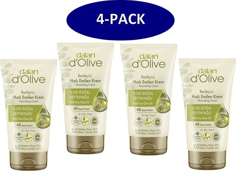Dalan 4-Pack -  Hand & Body Cream 60ml (regular) - 60 ml - Overige kleuren