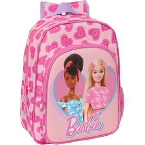 Barbie Rugzak, Love - 34 x 26 x 11 cm - Polyester - 34x26x11 - Roze