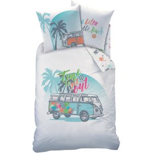 Volkswagen Dekbedovertrek Paradise - Eenpersoons - 140 x 200 cm - Polycotton