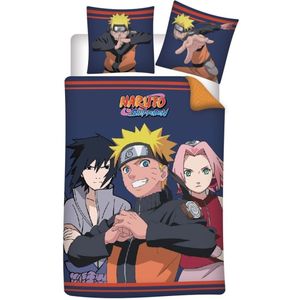 Naruto Dekbedovertrek Fight - Eenpersoons - 140 X 200 cm - Polyester