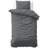 Dekbedovertrek - Grijs - Katoen - Eenvoudig Design