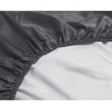 Primaviera Deluxe Satijnen - Topper Hoeslaken - 180 x 200 - Antraciet