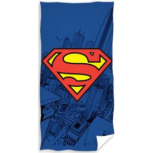 Superman Strandlaken Logo - 70 x 140 cm - Katoen