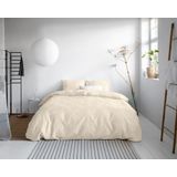 Dekbedovertrek - Wit - Katoen - 140x200 cm