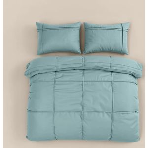 Sleeptime - Washed Tufted - Dekbedovertrek - Wit/Blauw/Groen/Roze/Antraciet - Microvezel - Effen