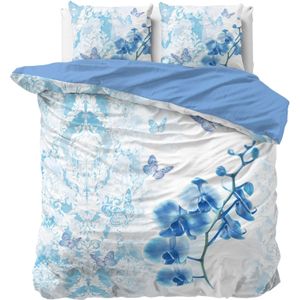 Sleeptime Dekbedovertrek Dream Orchid Turquoise - 240x220 + 2 kussenslopen 60x70 - Blauw